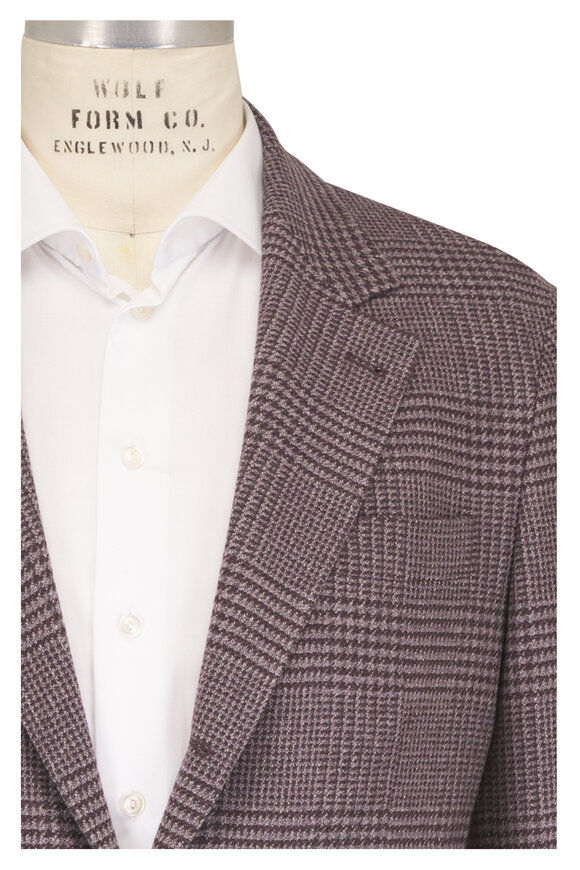 Brunello Cucinelli Prune Wool & Cashmere Sportcoat - view 1