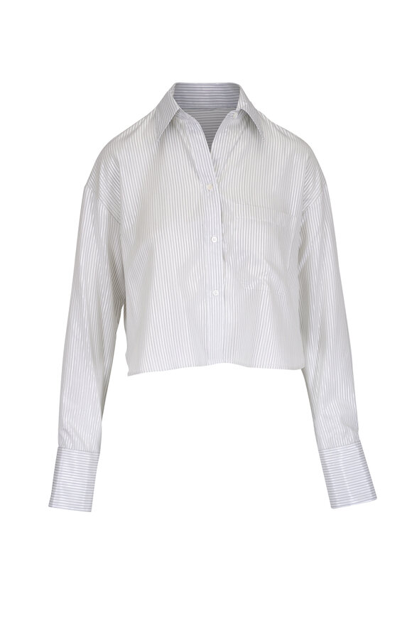 TWP - Next Ex Crystal Embellished Crop Blouse | Mitchell Stores