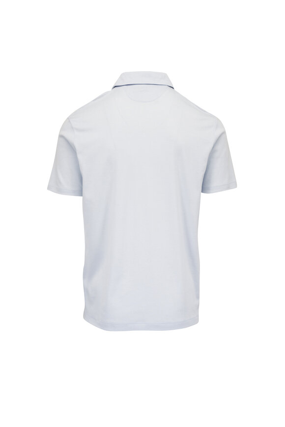 Paul & Shark Skyride Gray Extra Soft Interlock Polo - view 3