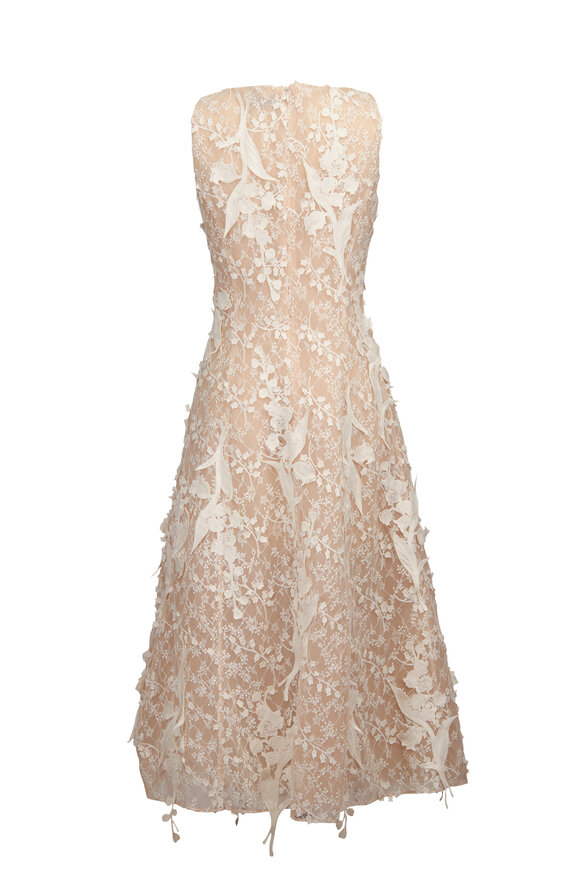 Leo Lin Cleo Embellished Lace Sleeveless Midi Dress - view 2