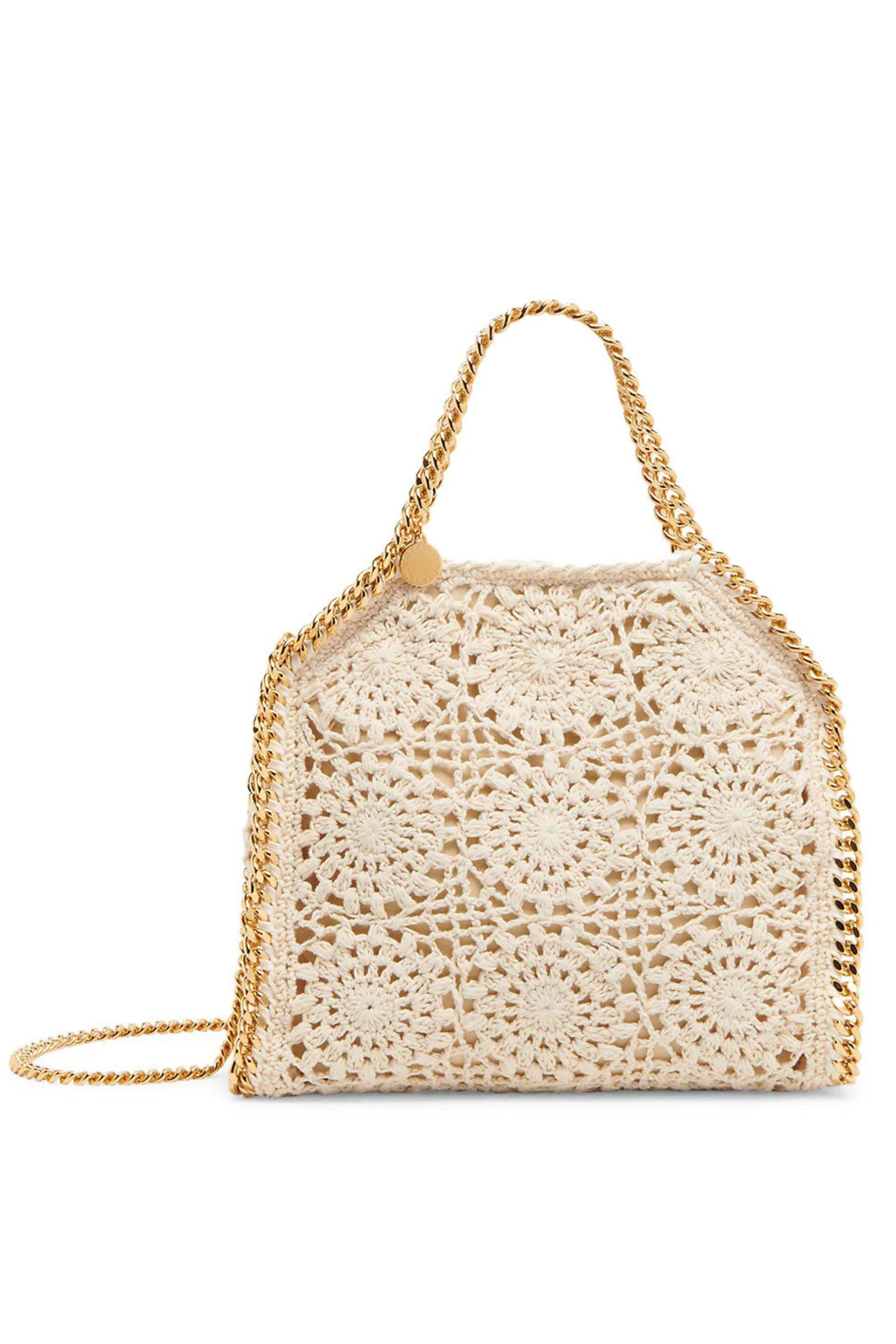 Stella McCartney - Mini Falabella Cotton Crochet Tote