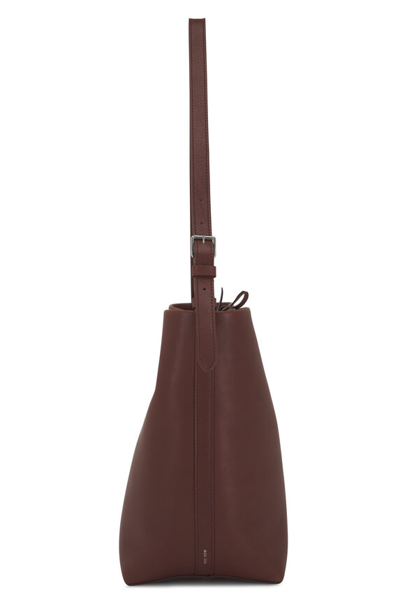 The Row - Medium N/S Park New Burgundy Leather Tote 