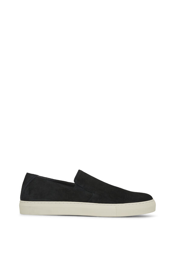 To Boot New York - Clover Black Suede Slip-On Sneaker