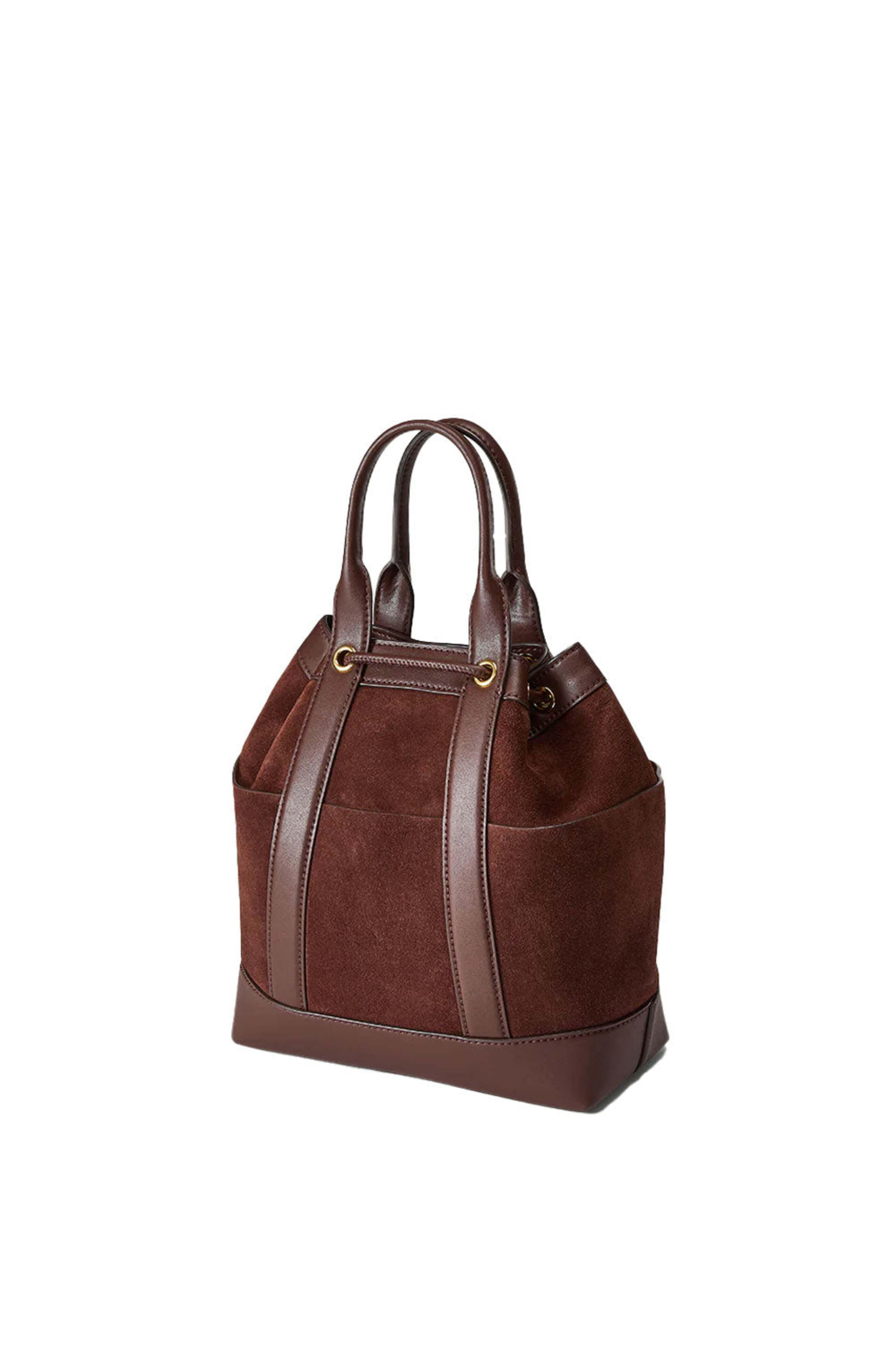 Veronica Beard - Goody Drawstring Bag in Chesnut