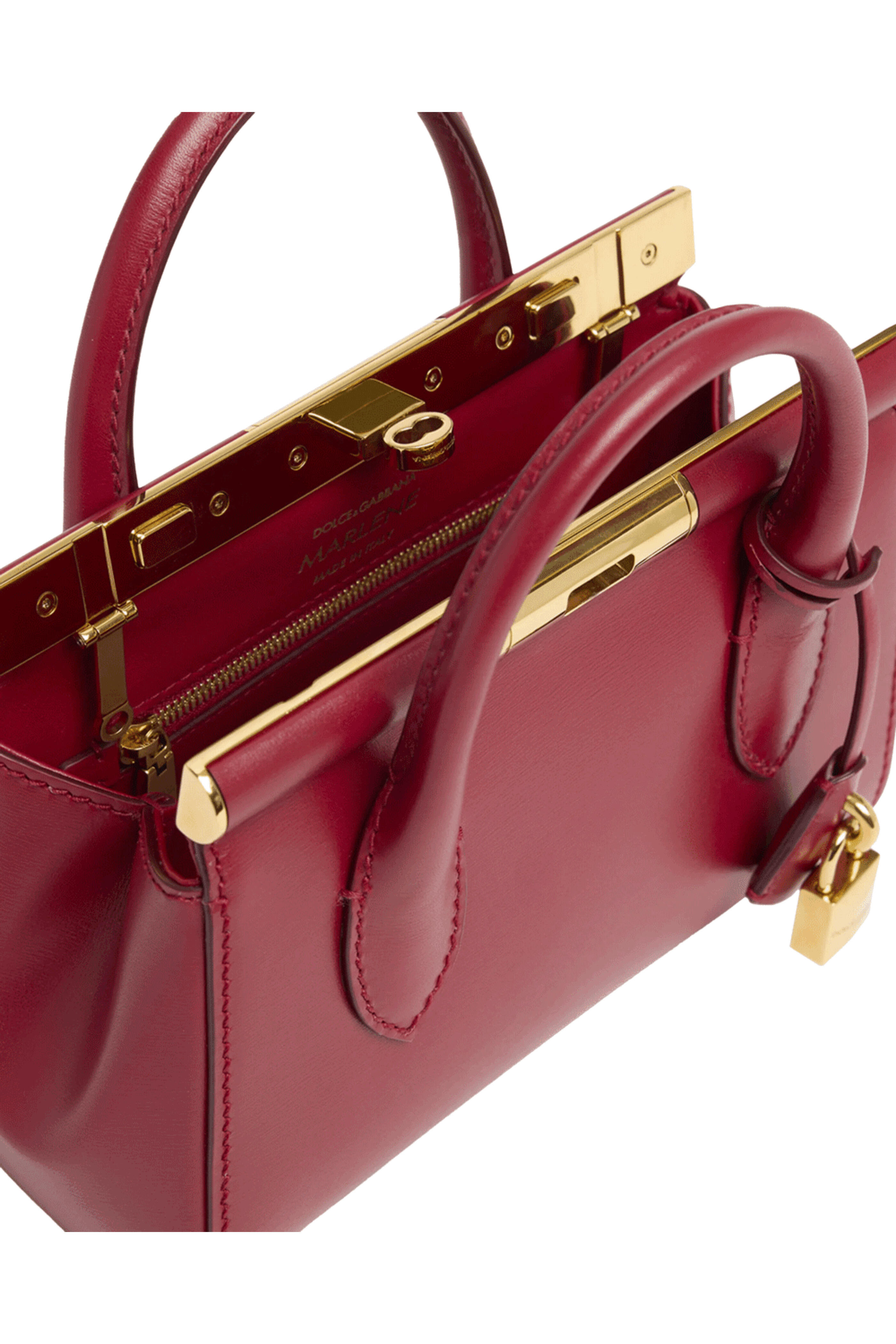 ショルダーバッグ・ポシェット DOLCE & GABBANA Mini marlene leather shoulder bag Rosso 29445088_58368794_600.jpg