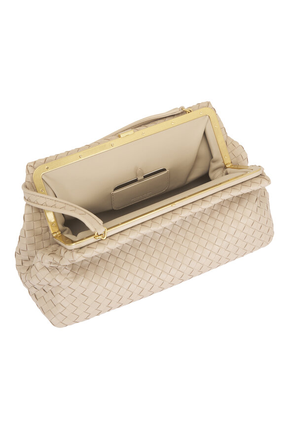 Bottega Veneta The 1998 Ecru Intrecciato Leather Top Handle Bag - view 5