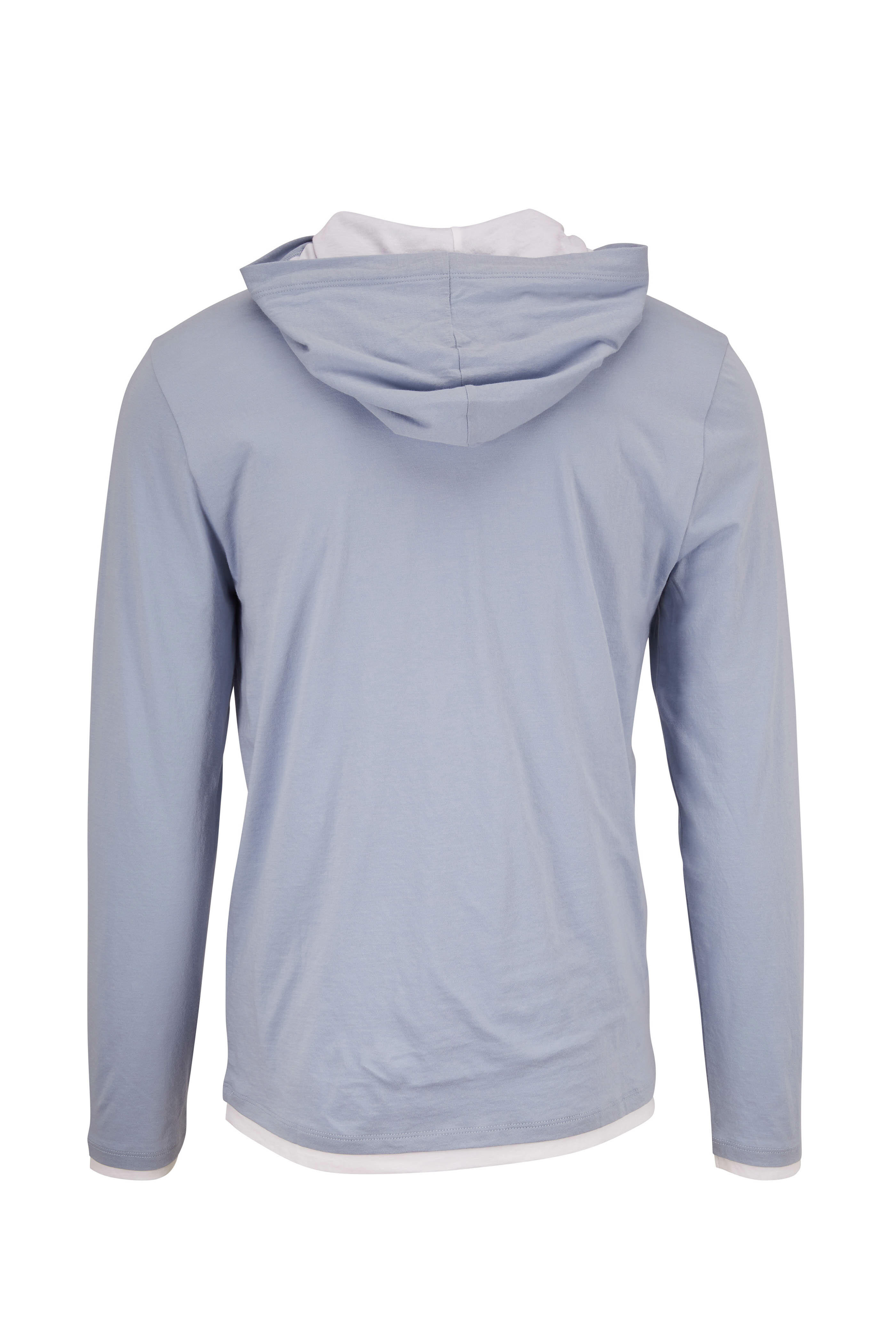 Double Layer Hoodie - Blue