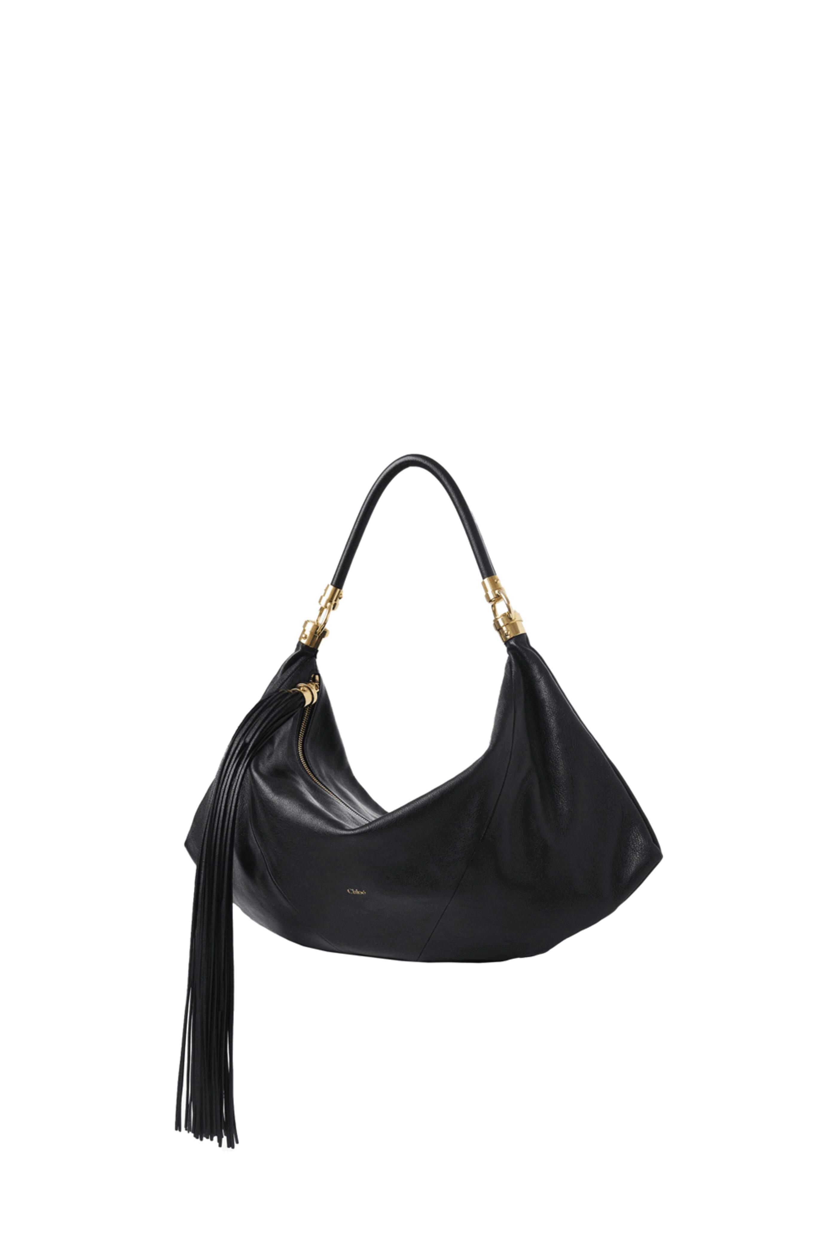 Chloé - Foulard Unstructured Shoulder Bag in Black
