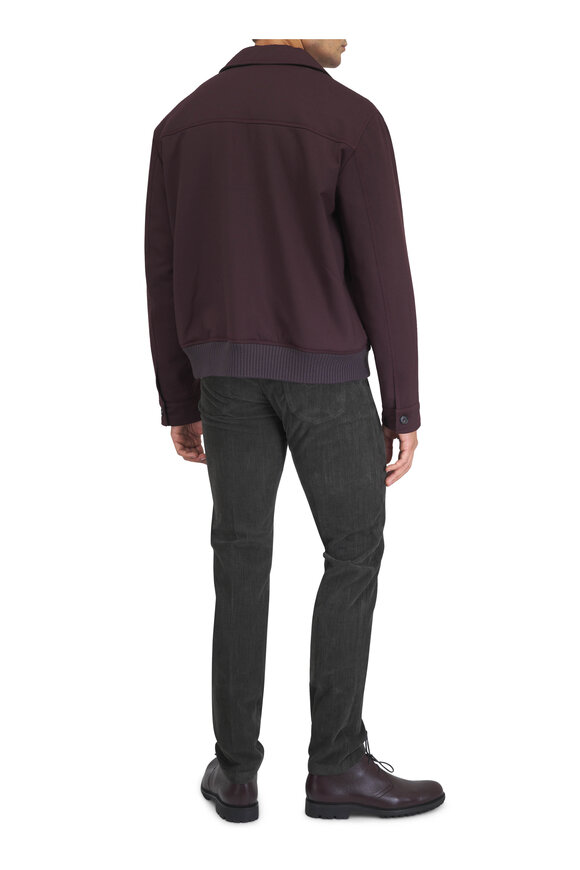 Marco Pescarolo Nerano Olive Green Corduroy Five Pocket Pant - view 4