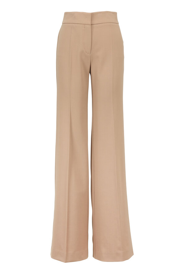 Derek Lam - Georgina Camel Twill Flared Leg Pants