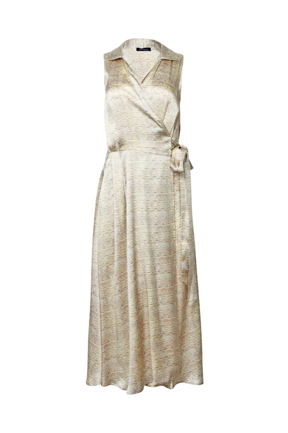 ワンピース KITON LONG DRESS Kiton - Pale Yellow Long Sleeve Dress | Mitchell Stores