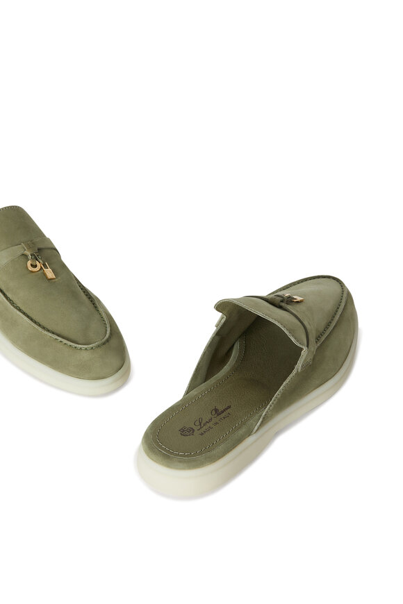 Loro Piana Summer Charms Walk Tea Room Suede Loafer - view 10