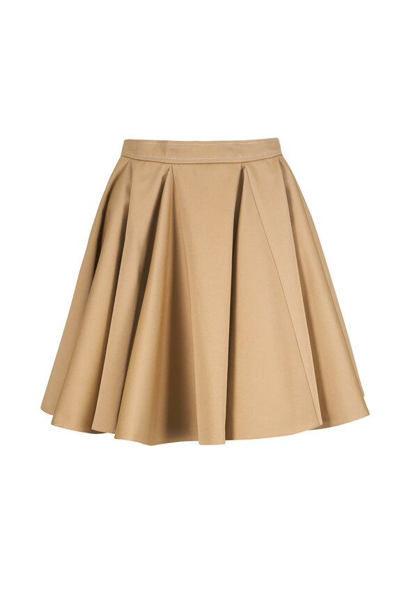 Zimmermann - Tama Forget Me Knot Floral Print Silk Flare Skirt