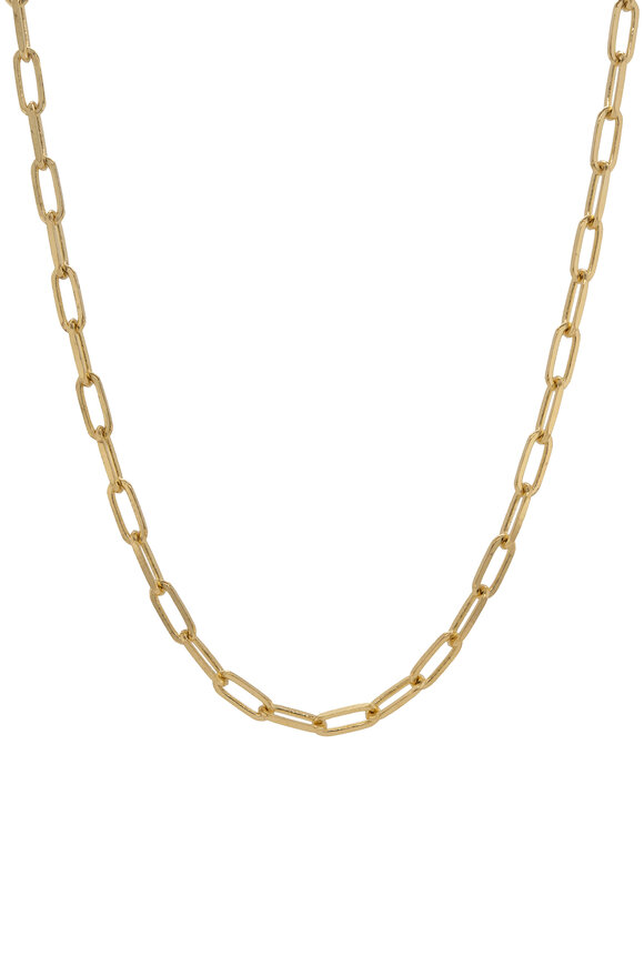 Bridget King 14k Yellow Gold Long Link Chain Necklace - view 1