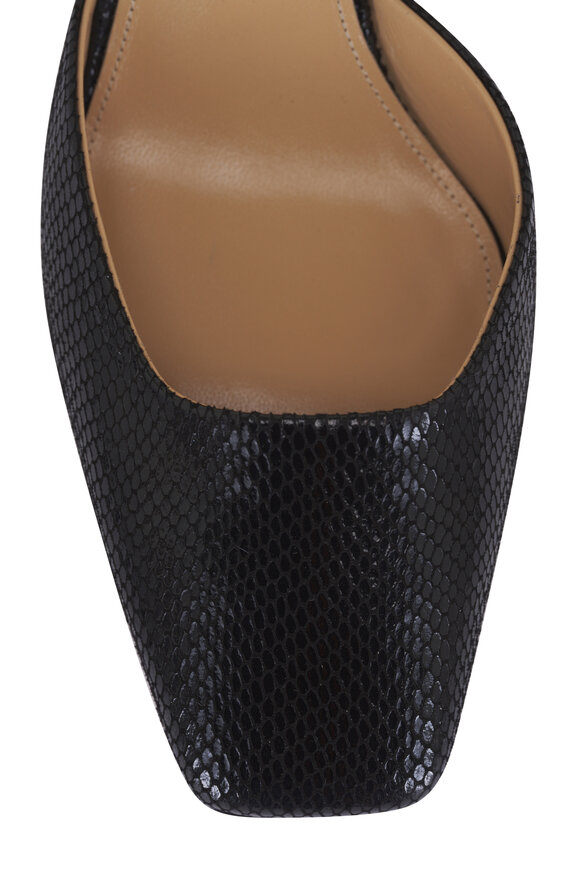 Arteana Arona D'Orsay Black Leather Pump, 55mm - view 5