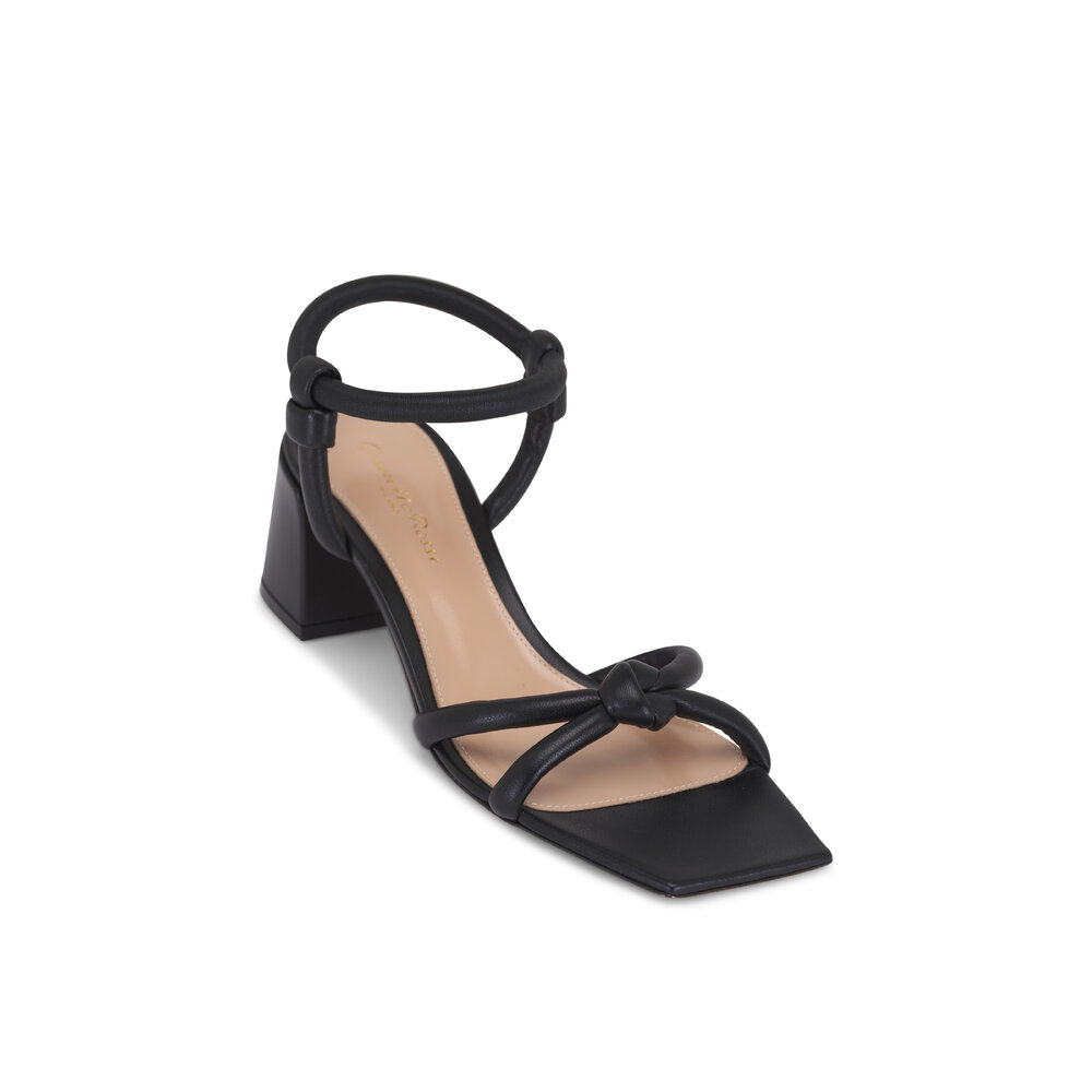 サンダル・ミュール Gianvito Rossi llic Leather Sandal Amour Rouge Leather Mule Sandals