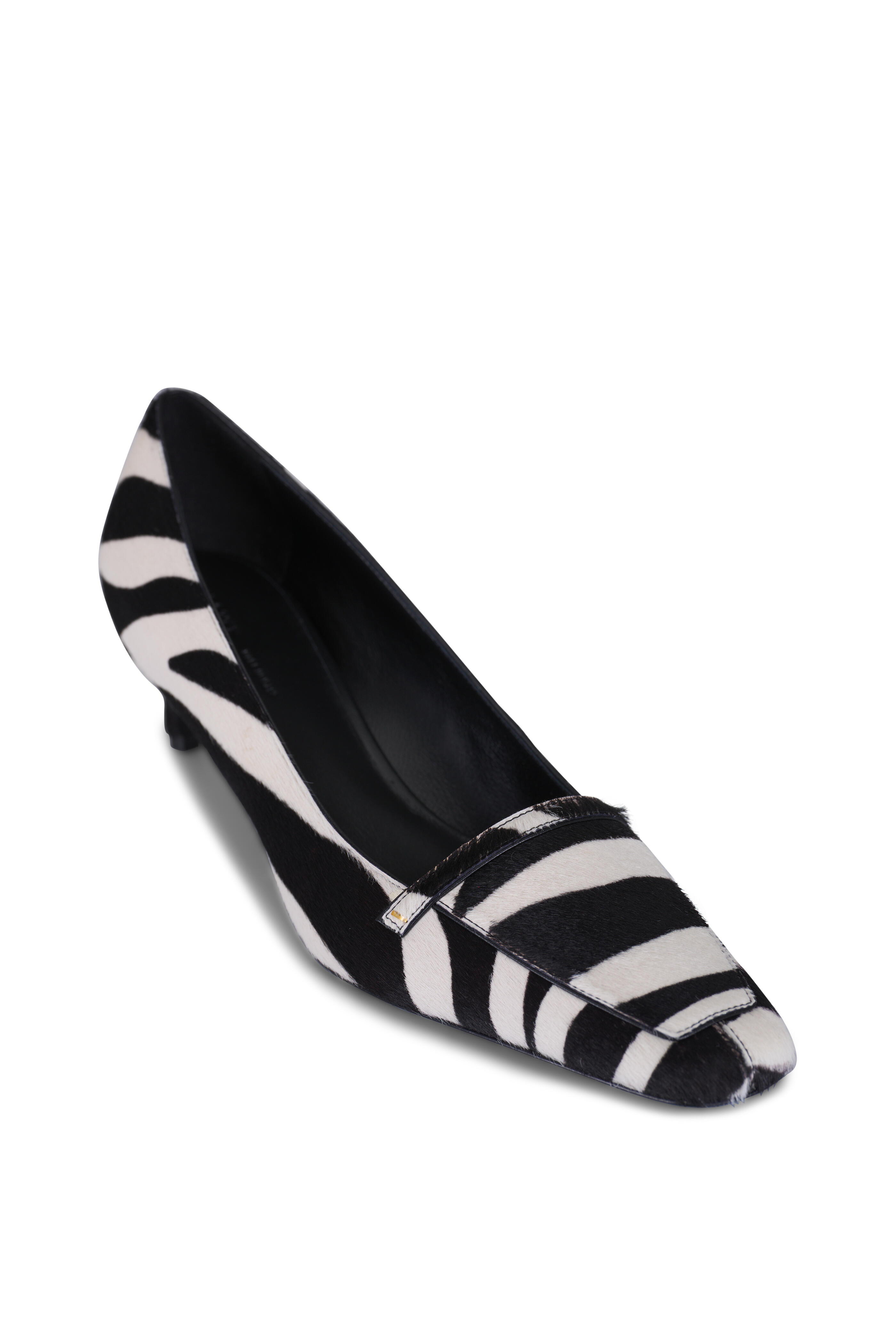 Khaite - Celia Black & White Animal Print Pump, 50mm