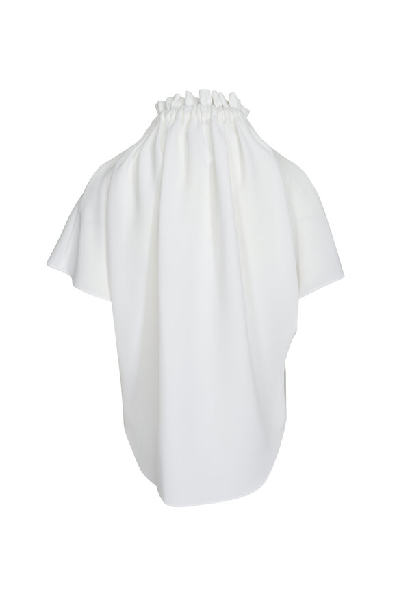 Edeline Lee Ruff White Blouse - view 2