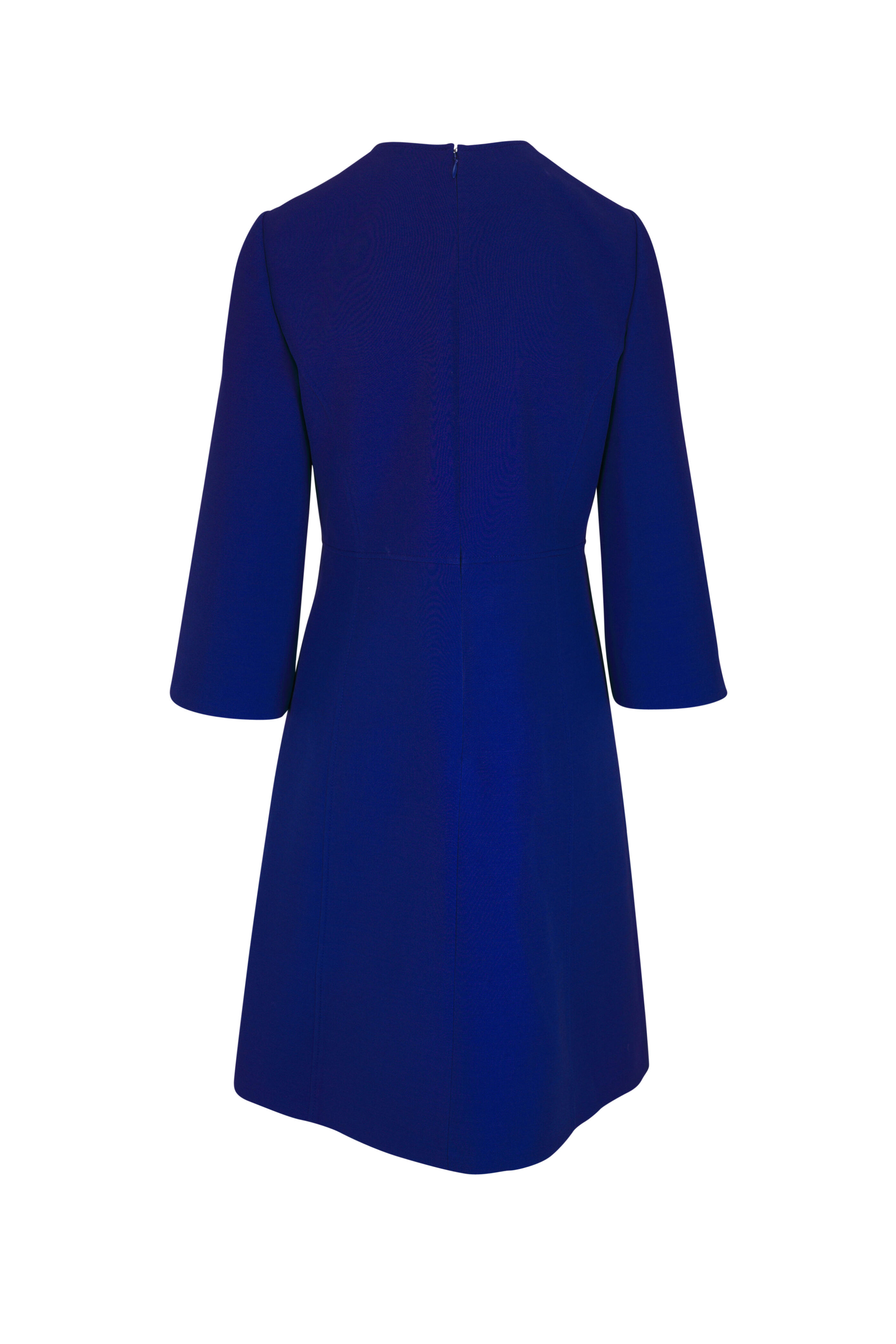 Valentino - Admiral Blue Crepe Couture Midi Dress
