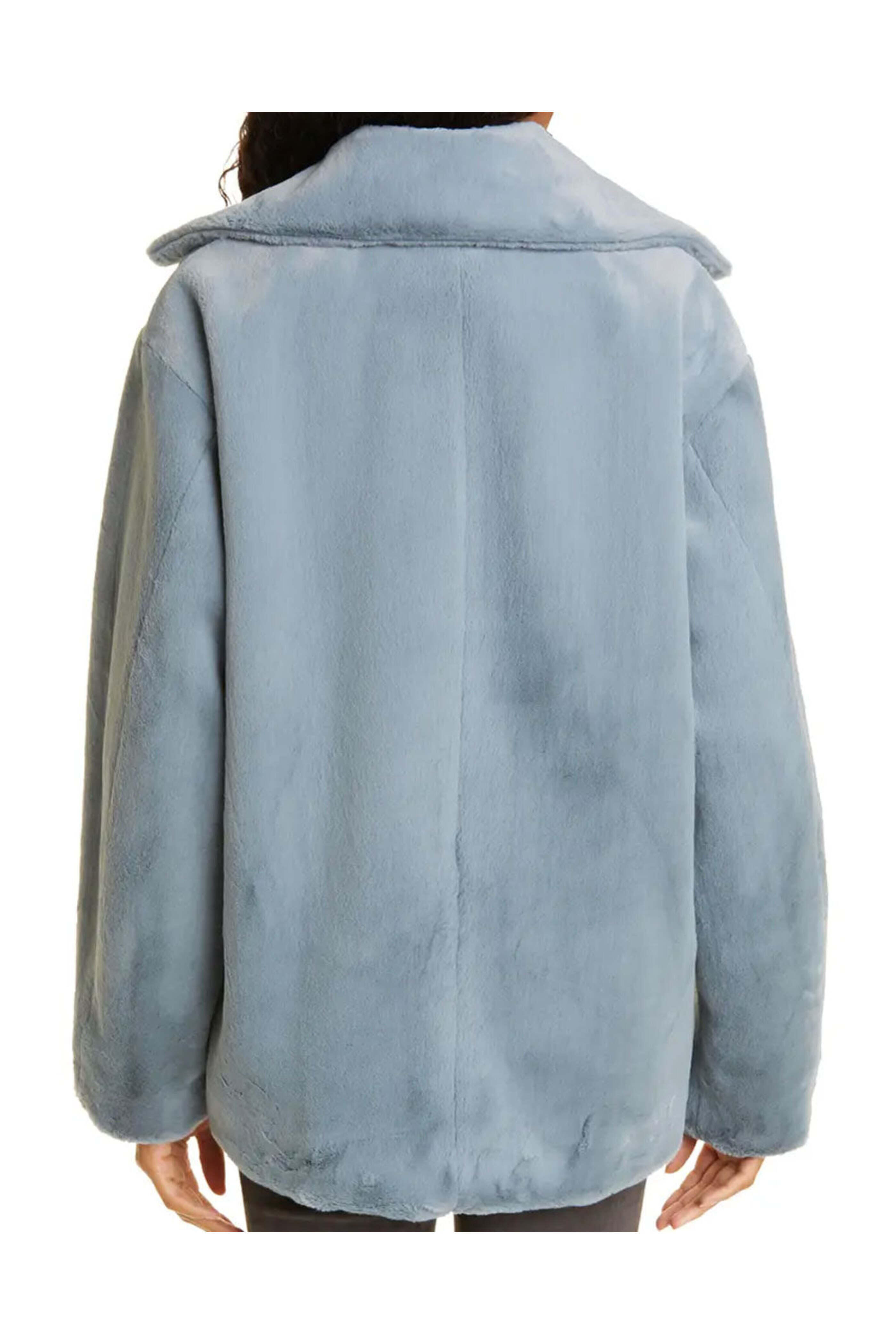 Vince - Steel Blue Plush Jacket