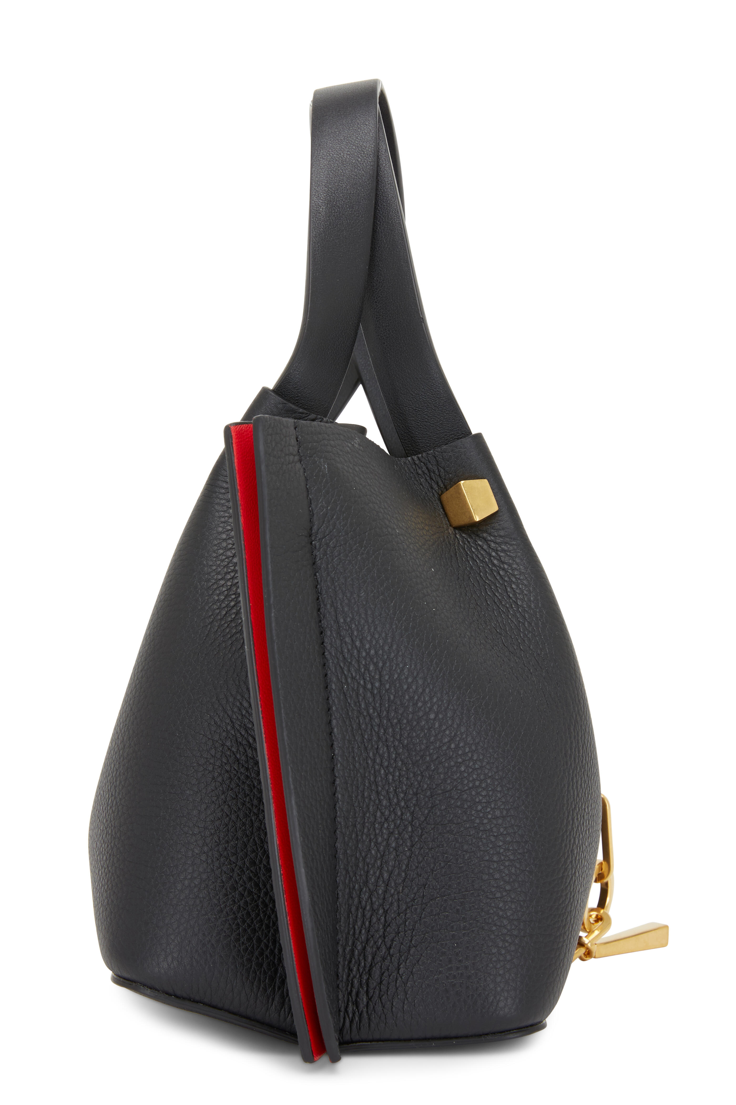 【VALENTINO】Mini V Logo Signature Tote Bag/全国送料込み Valentino Garavani V Logo Signature Mini Bag in Nero | FWRD