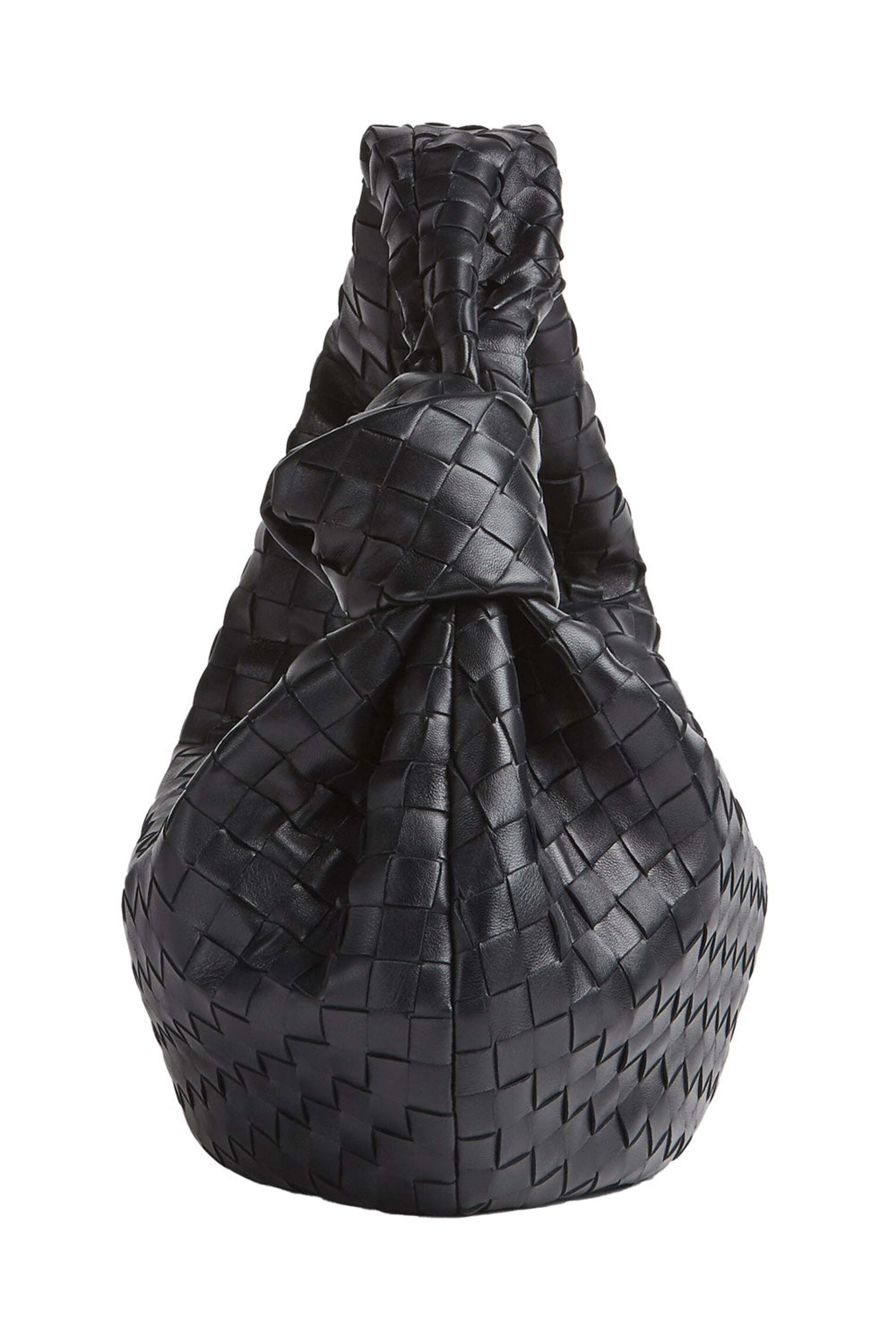 ハンドバッグ BOTTEGA VENETA JODIE MEDIUM LEATHER HANDBAG BOTTEGA VENETA Jodie Medium $5000 Black/Gold Leather