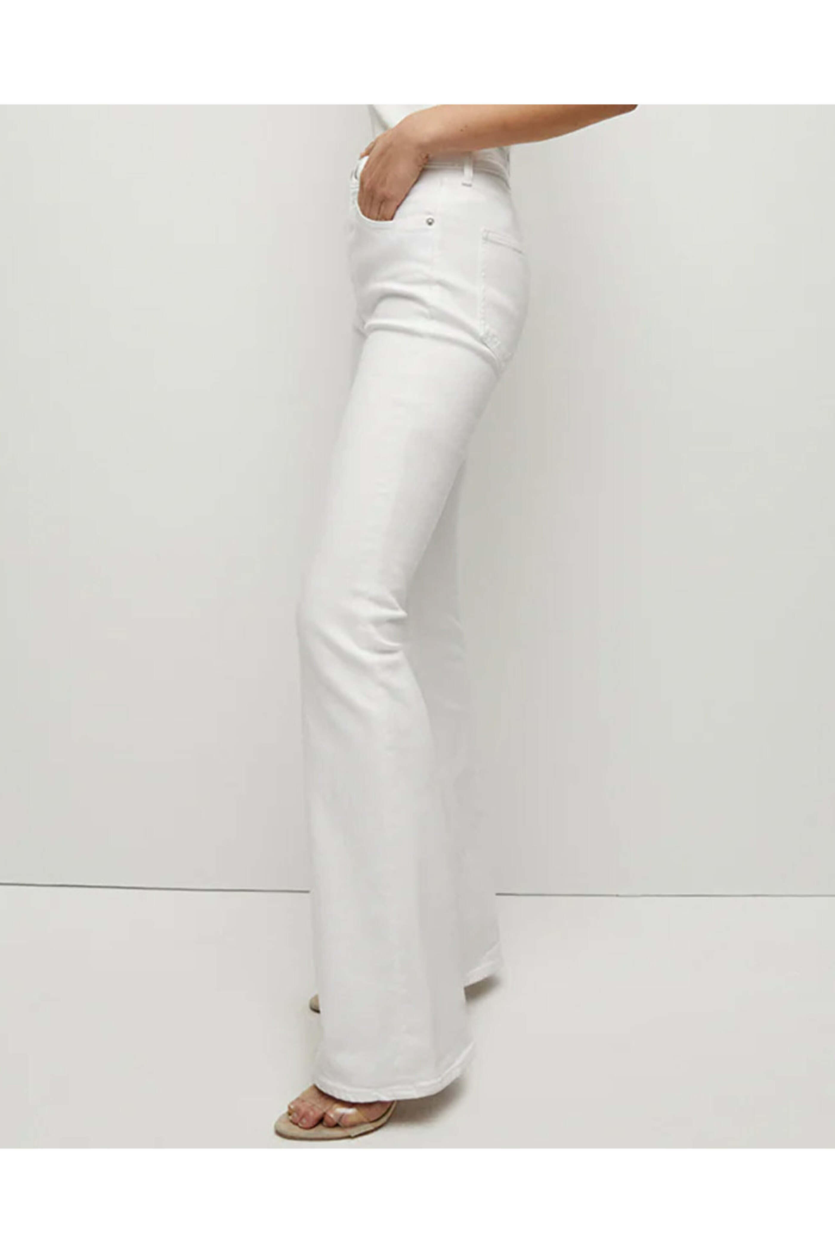 Veronica Beard - Beverly Skinny Flare Jean in White