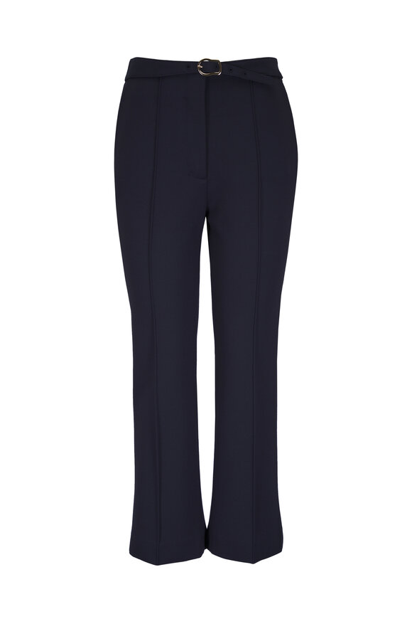 Dorothee Schumacher Navy Blue Emotional Essence Belted Pant - view 1