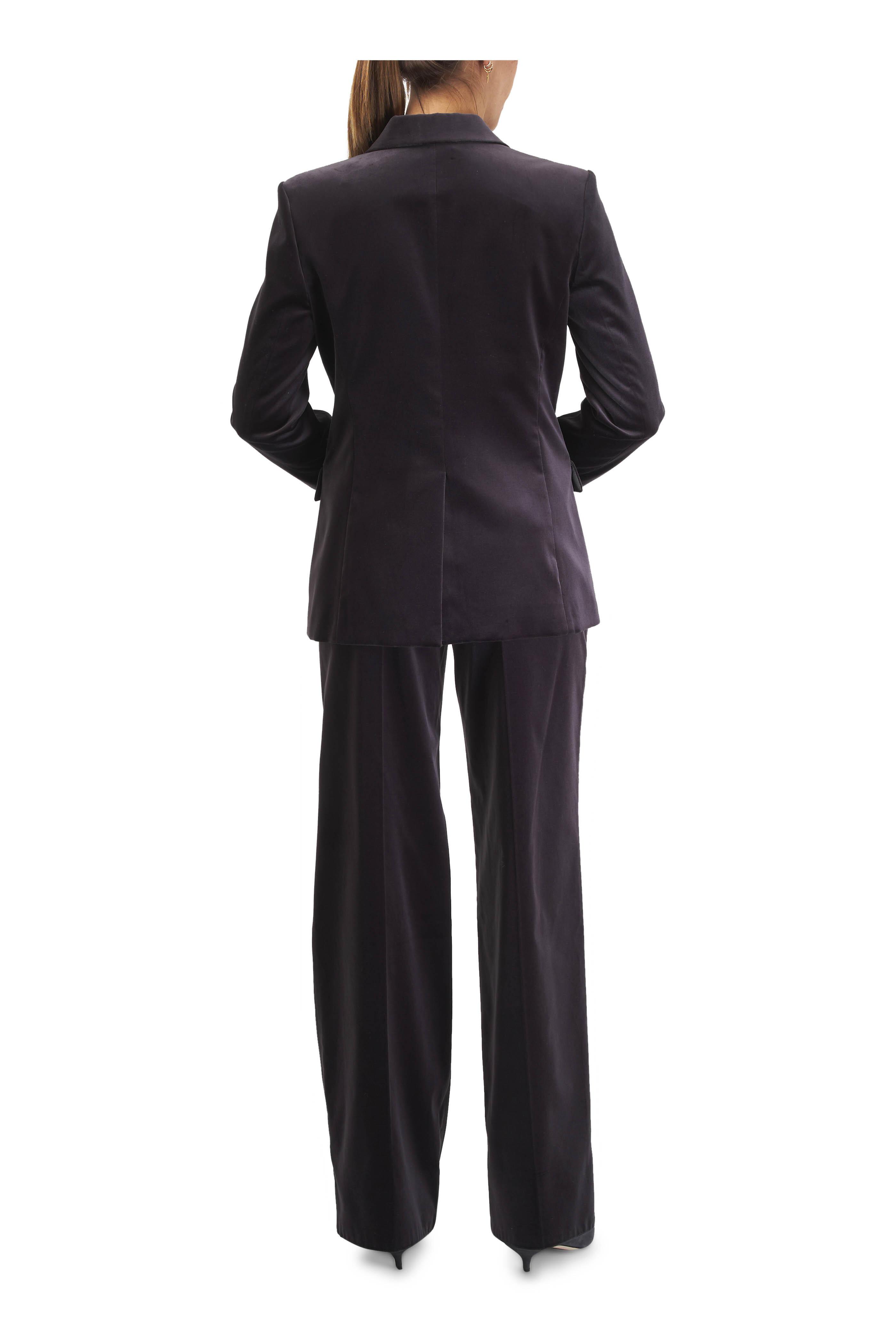 Dorothee Schumacher - Elegance Softness Graphite Velvet Pant