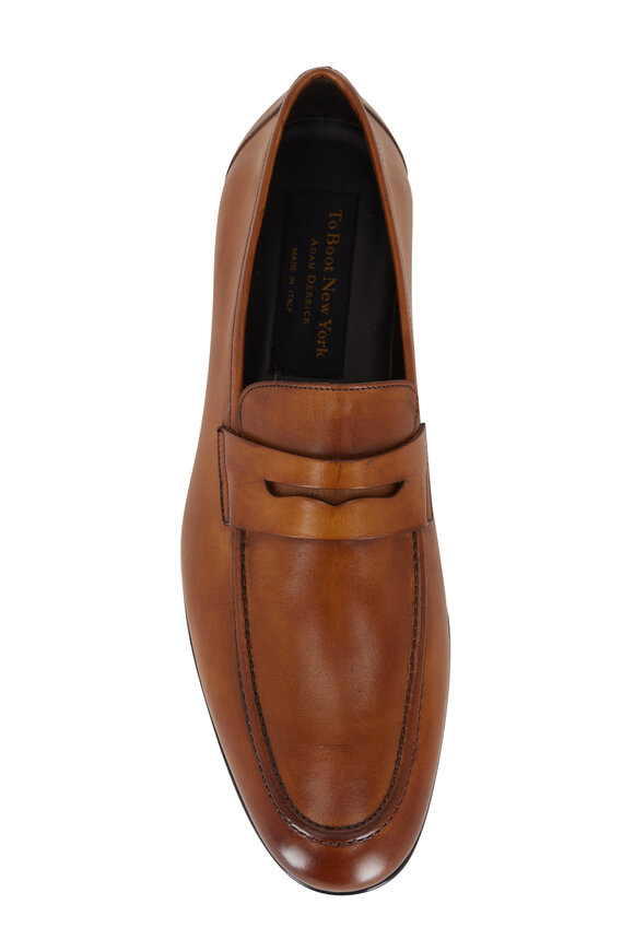 To Boot New York - Portofino Tabacco Leather Penny Loafer 