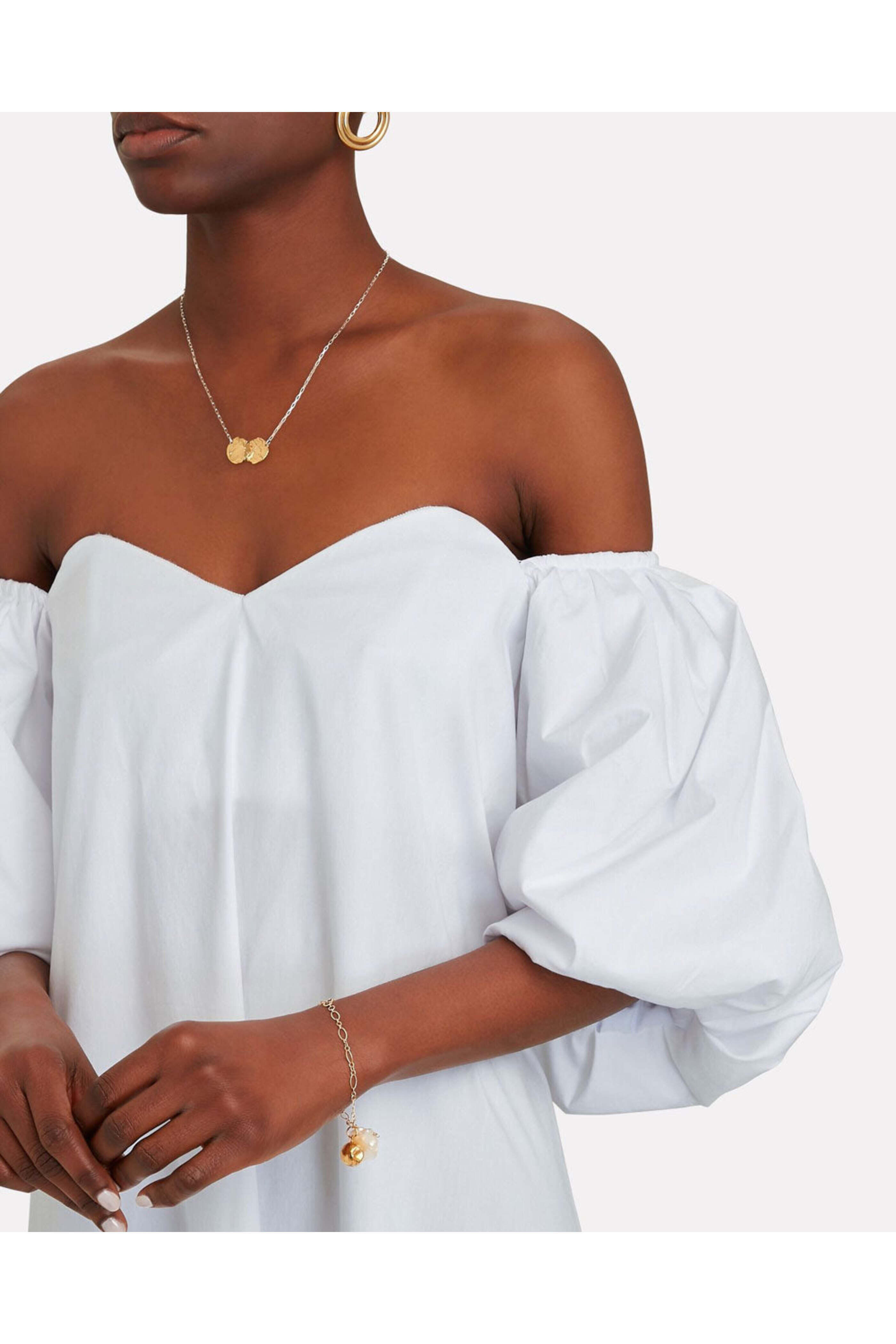 Caroline Constas - White Palmer Maxi Dress