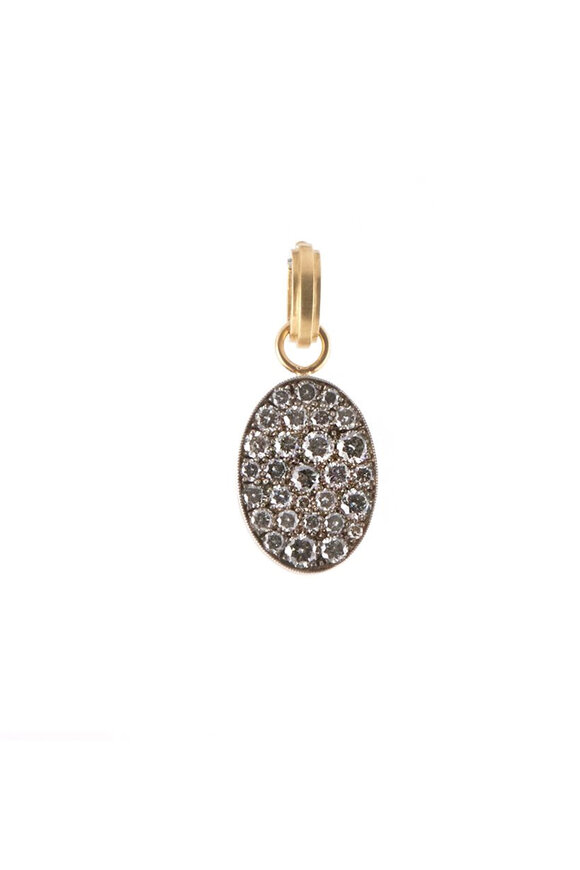 Sylva & Cie Diamond Oval Ten Table Pendant