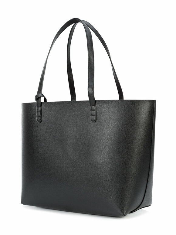 Mansur Gavriel Black Saffiano Large Tote - view 8