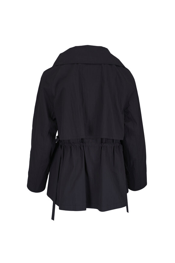 Lafayette 148 New York Travel Black Cotton Oversized Jacket - view 2