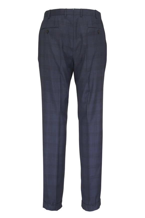 Brioni Blue Tonal 150's Wool Suit - view 5