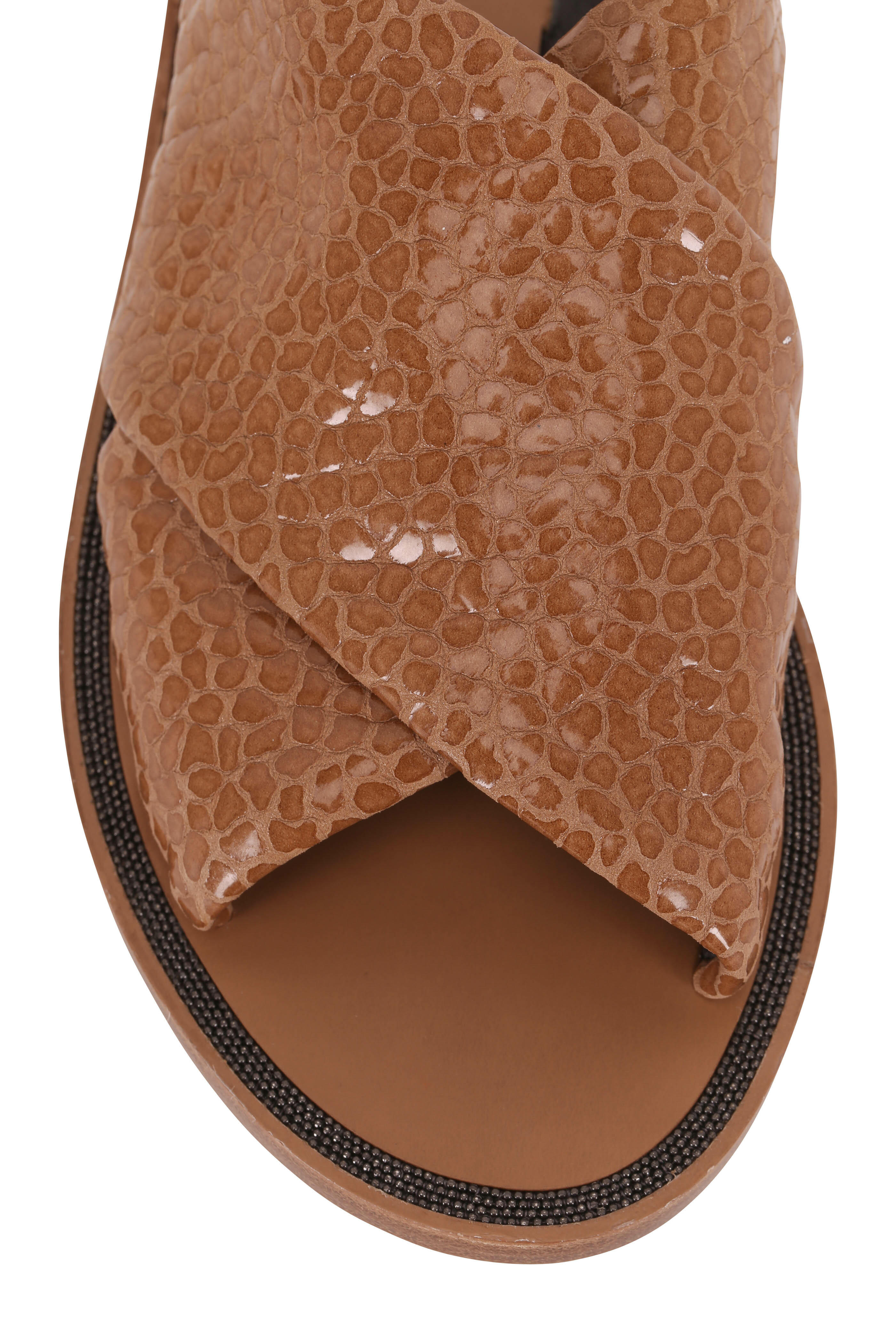サンダル・ミュール Brunello Cucinelli Sandals Leather sandals for women | Brunello Cucinelli