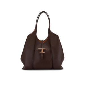 Tod's - Timeless Shopping Bag Maroon Leather Tote