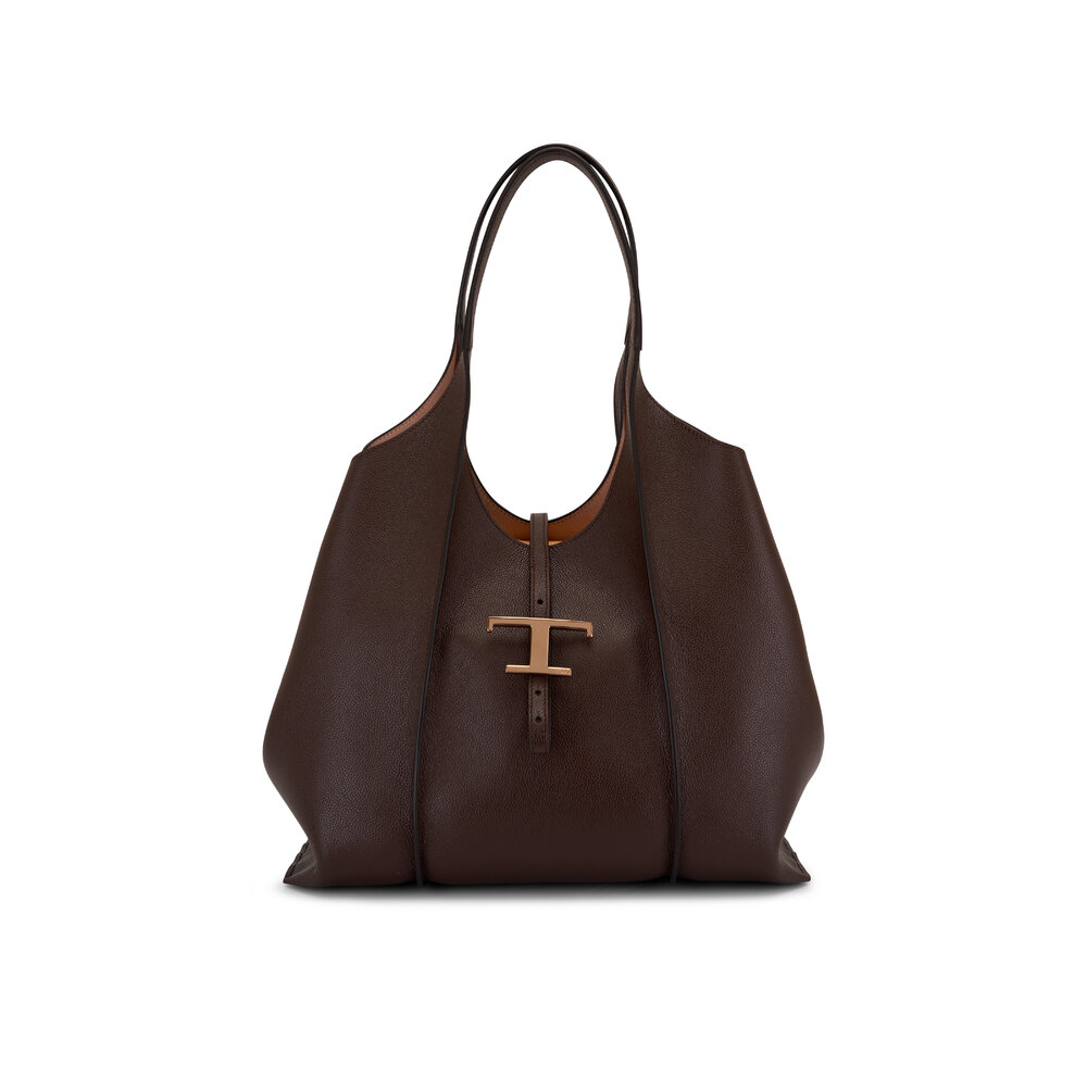 Tod's - Timeless Shopping Bag Maroon Leather Tote