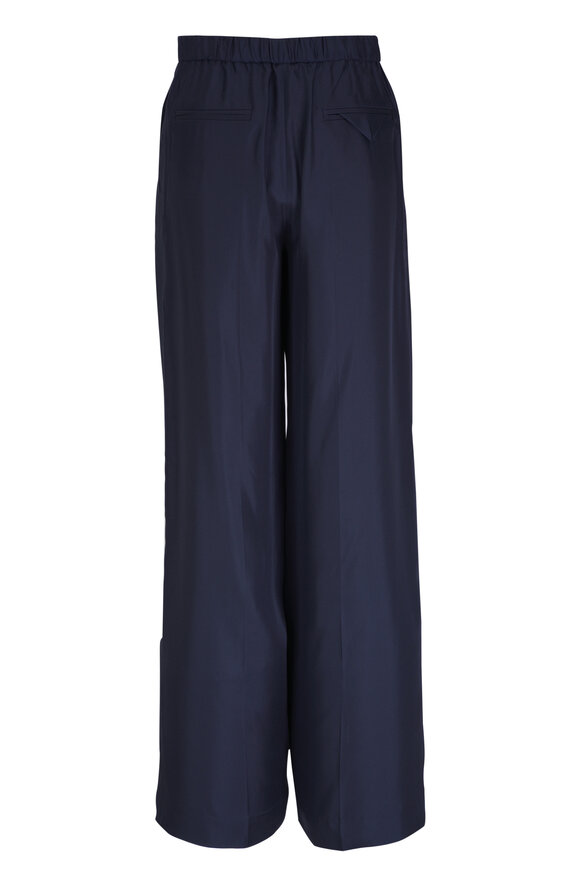 Dorothee Schumacher - Trench It Up Blue Night Silk Pant 