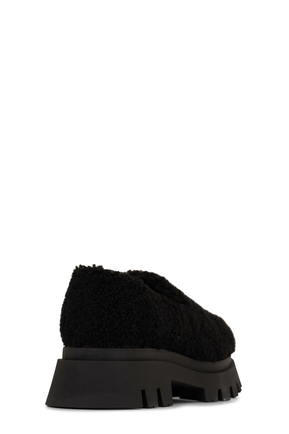 Dorothee Schumacher - Black Furry Chic Loafer, 55mm