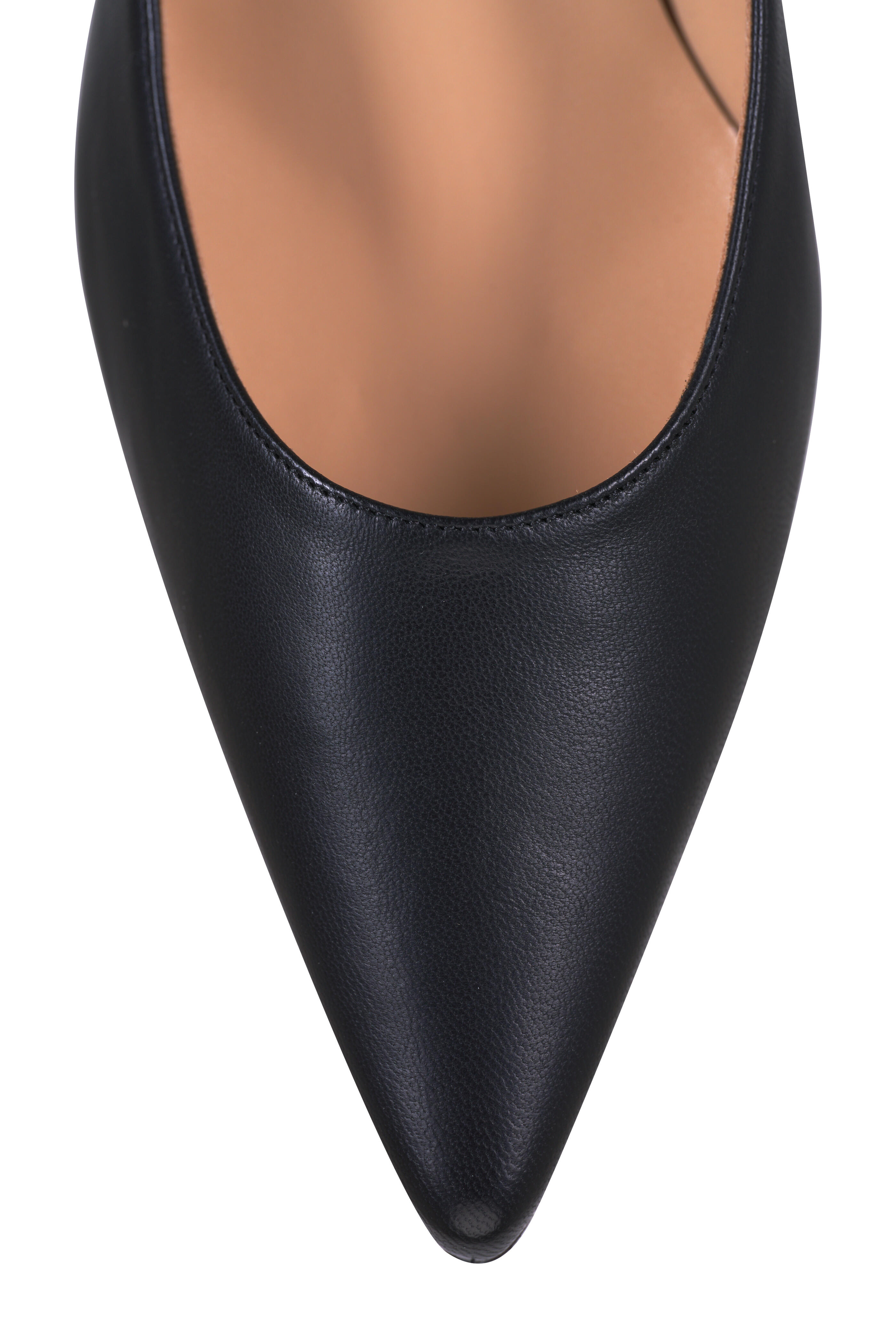 Manolo Blahnik - Srila Black Leather Pointed Toe Pump, 50mm