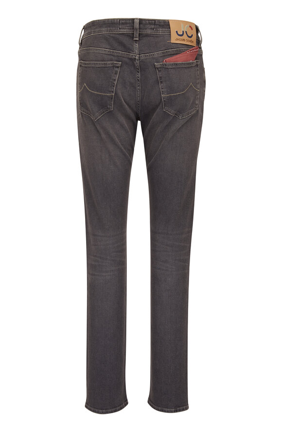 Jacob Cohen - Gray Faded Wash Denim Pants