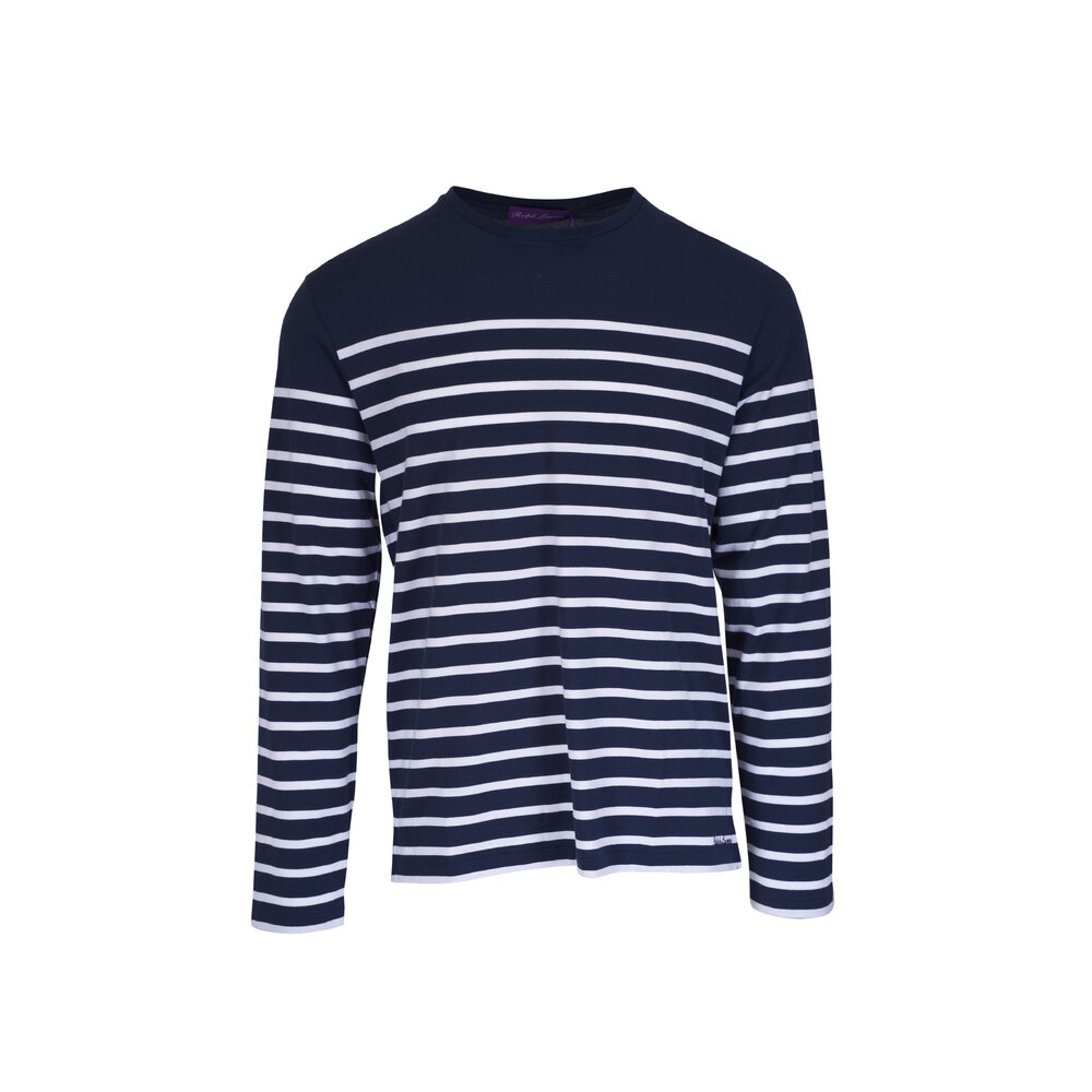 Ralph Lauren PURPLE LABEL Tシャツ Ralph Lauren Purple Label Short Sleeve Cotton Jersey Logo
