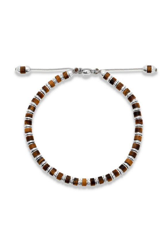 M. Cohen Sterling Silver Tiger's Eye Sapet Bracelet - view 2