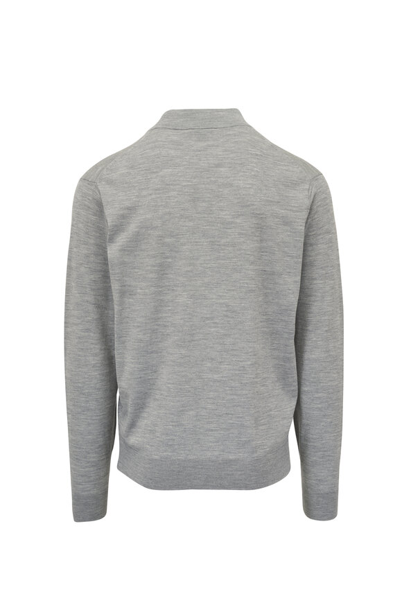 Peter Millar Excursionist Flex Gale Gray Quarter Zip Pullover - view 3