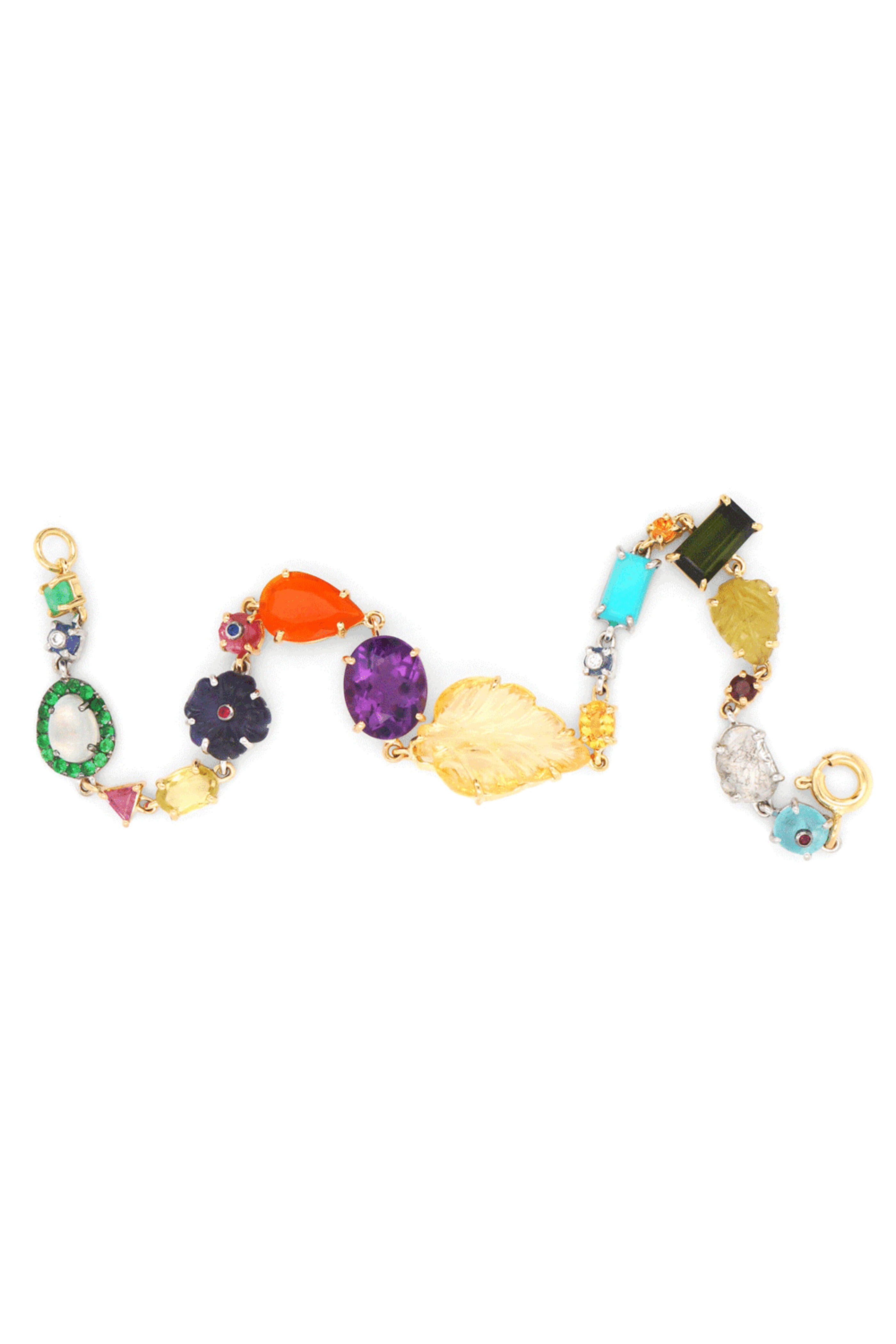 Sharon Khazzam - Multi Gemstone Baby Bracelet