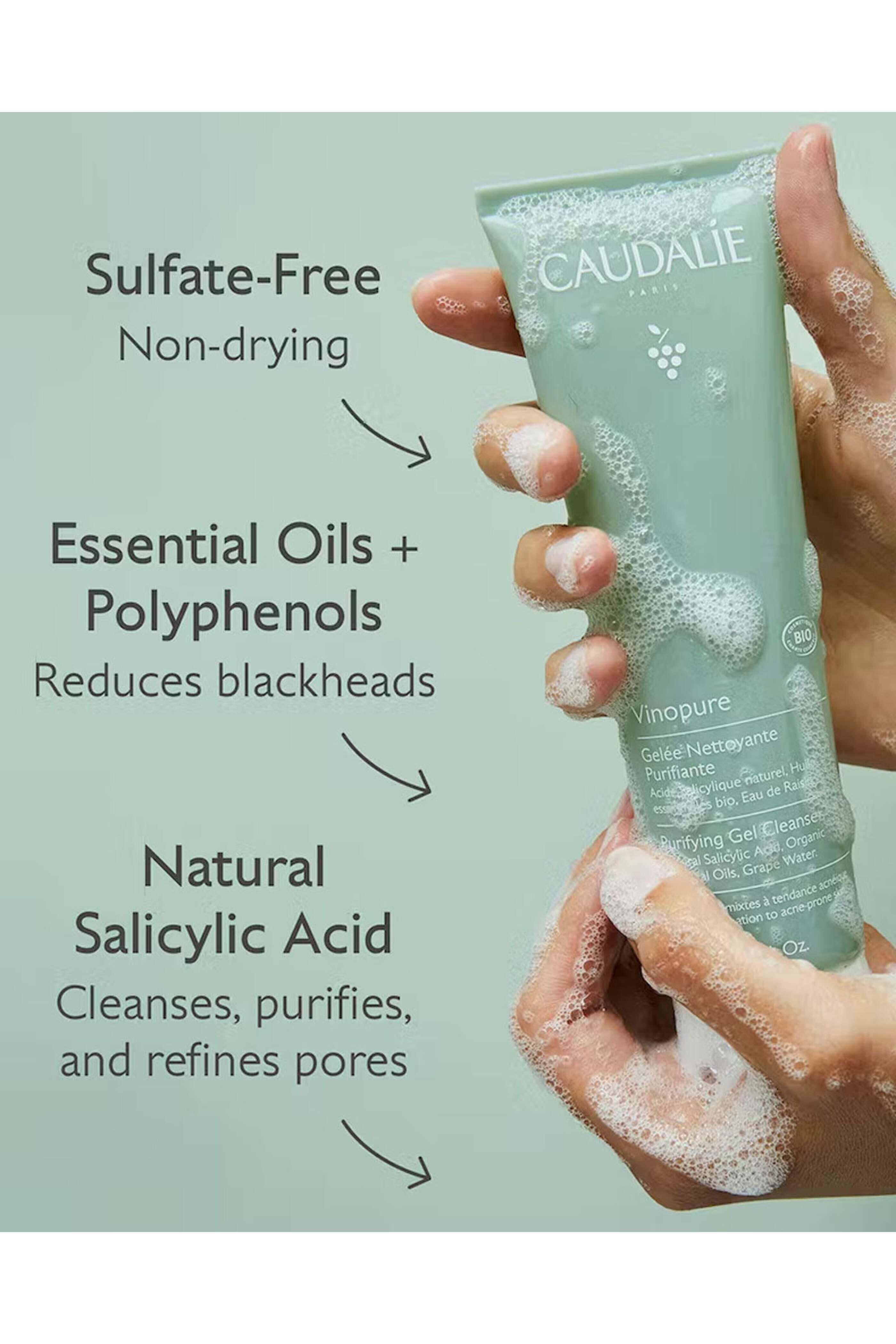 Caudalie - Vinopure Pore Purifying Gel Cleanser 150ml