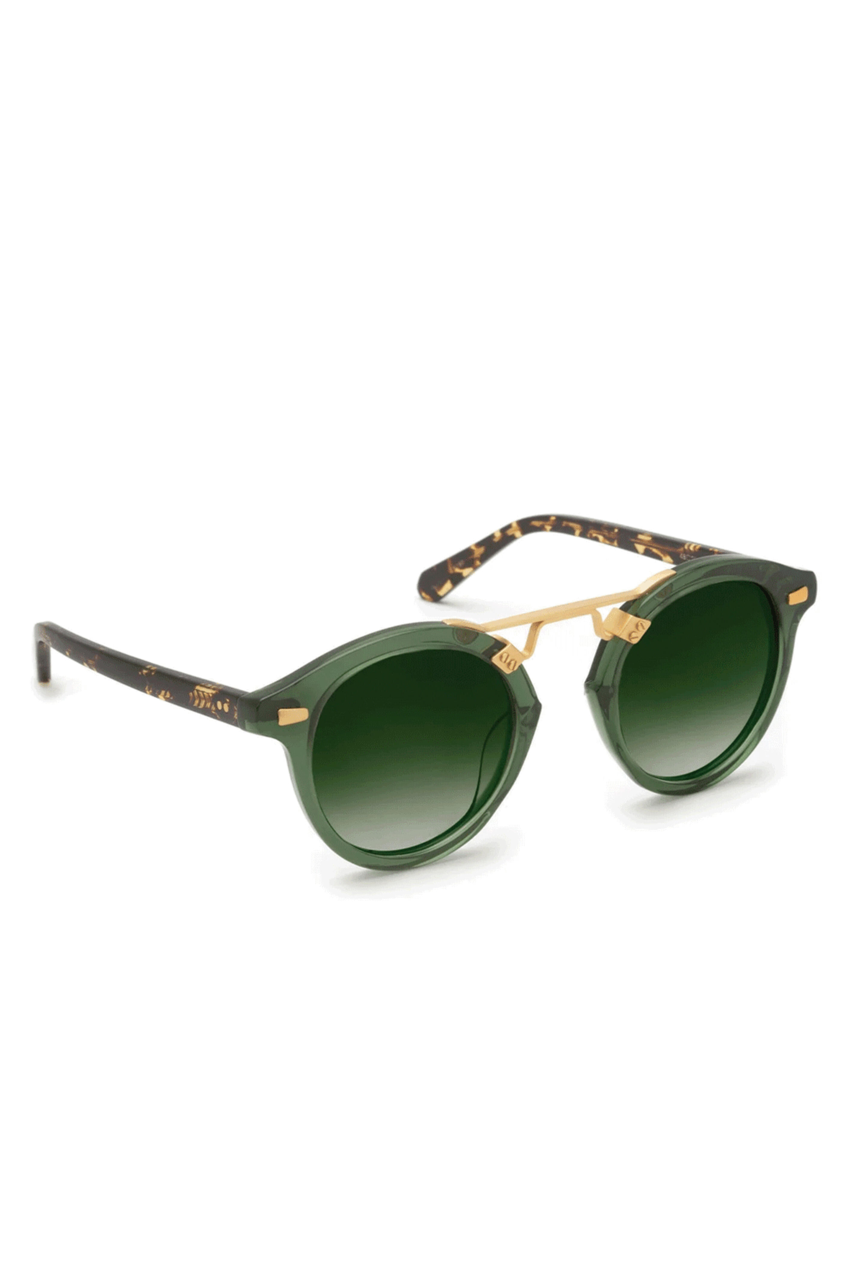 Krewe - St. Louis Nylon Sunglasses in Bottle Green