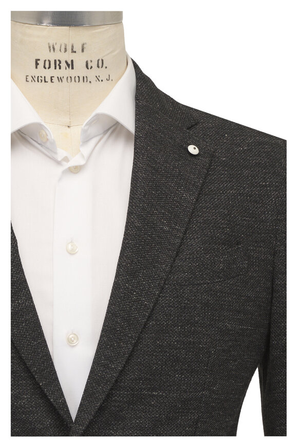 L.B.M. 1911 Charcoal Linen & Cotton Sportcoat