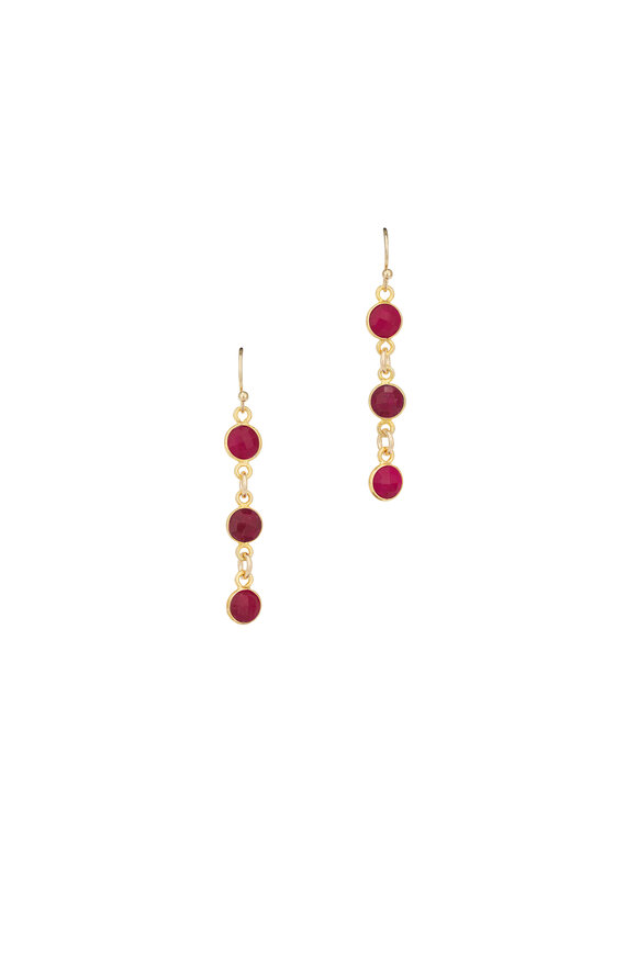 Cristina V. Reilly Ruby Earrings - view 1